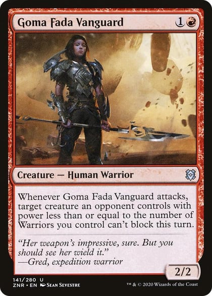 Goma Fada Vanguard, Zendikar Rising 141