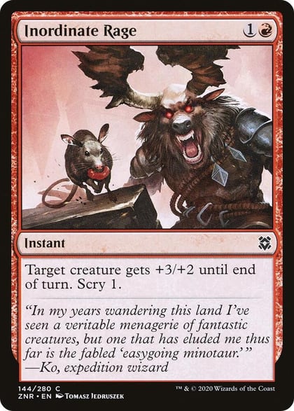 Inordinate Rage, Zendikar Rising 144
