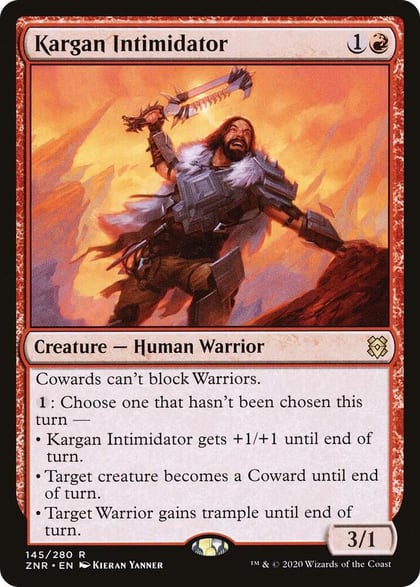 Kargan Intimidator, Zendikar Rising 145