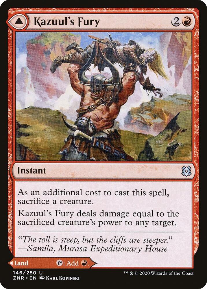 Kazuul's Fury, Zendikar Rising 146