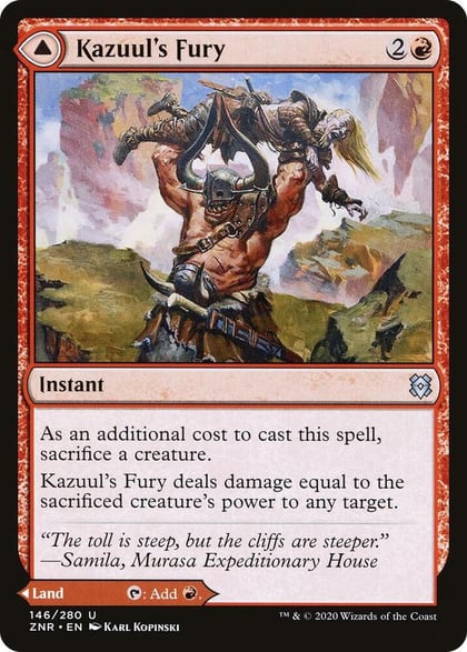 Kazuul's Fury, Zendikar Rising 146