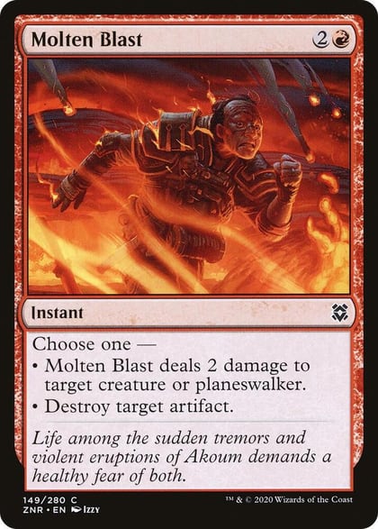 Molten Blast, Zendikar Rising 149