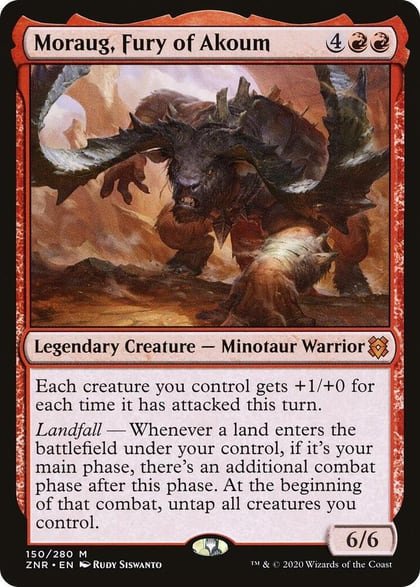 Moraug, Fury of Akoum, Zendikar Rising 150