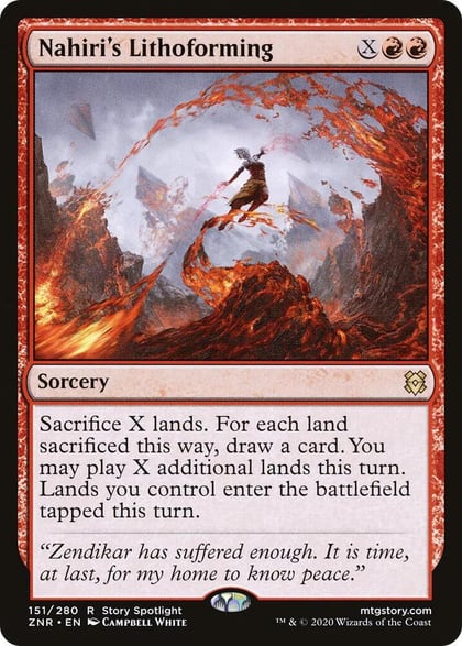 Nahiri's Lithoforming, Zendikar Rising 151