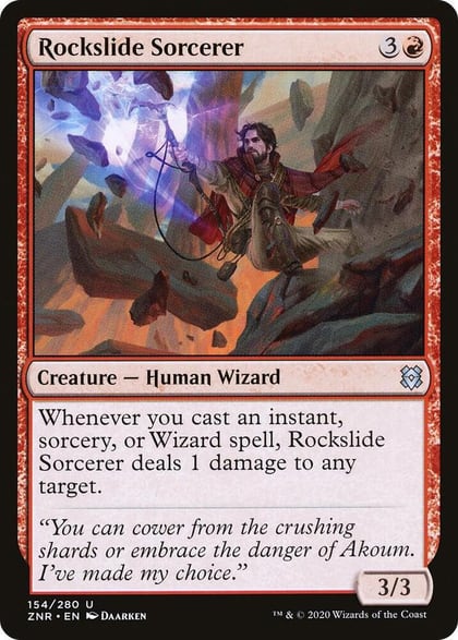Rockslide Sorcerer, Zendikar Rising 154