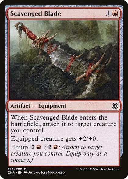 Scavenged Blade, Zendikar Rising 157