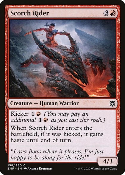Scorch Rider, Zendikar Rising 158