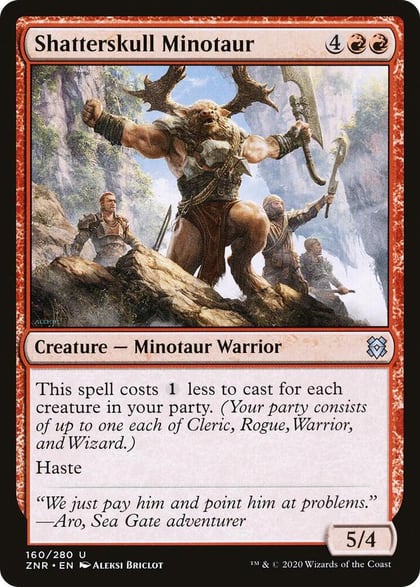 Shatterskull Minotaur, Zendikar Rising 160