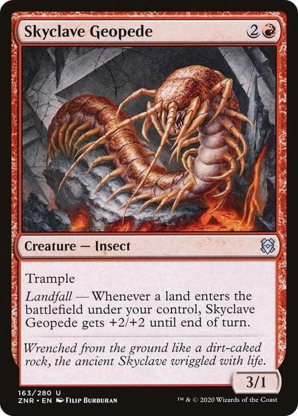 Skyclave Geopede, Zendikar Rising 163