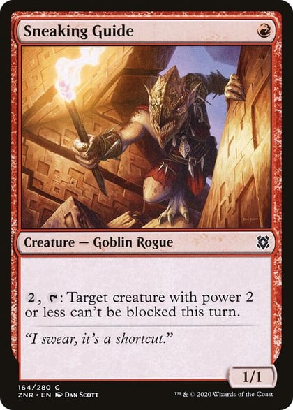 Sneaking Guide, Zendikar Rising 164