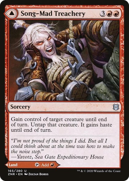 Song-Mad Treachery, Zendikar Rising 165
