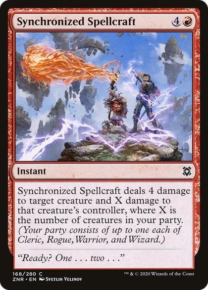 Synchronized Spellcraft, Zendikar Rising 168