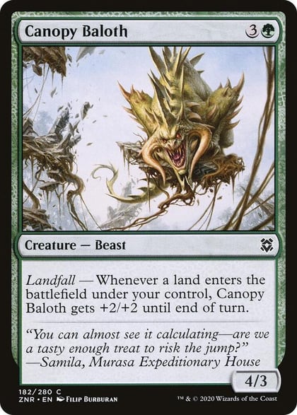 Canopy Baloth, Zendikar Rising 182