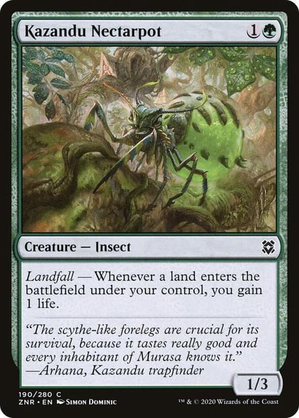 Kazandu Nectarpot, Zendikar Rising 190