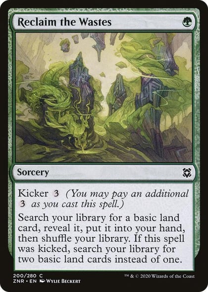 Reclaim the Wastes, Zendikar Rising 200