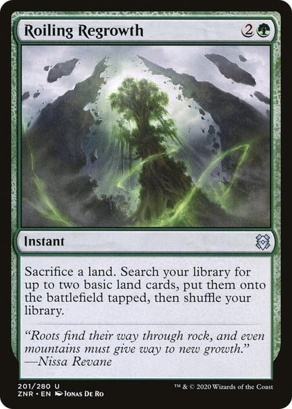 Roiling Regrowth, Zendikar Rising 201