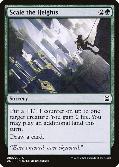 Scale the Heights, Zendikar Rising 202