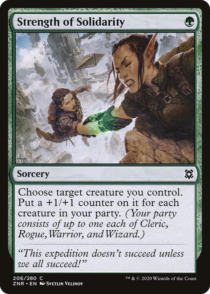 Strength of Solidarity, Zendikar Rising 206