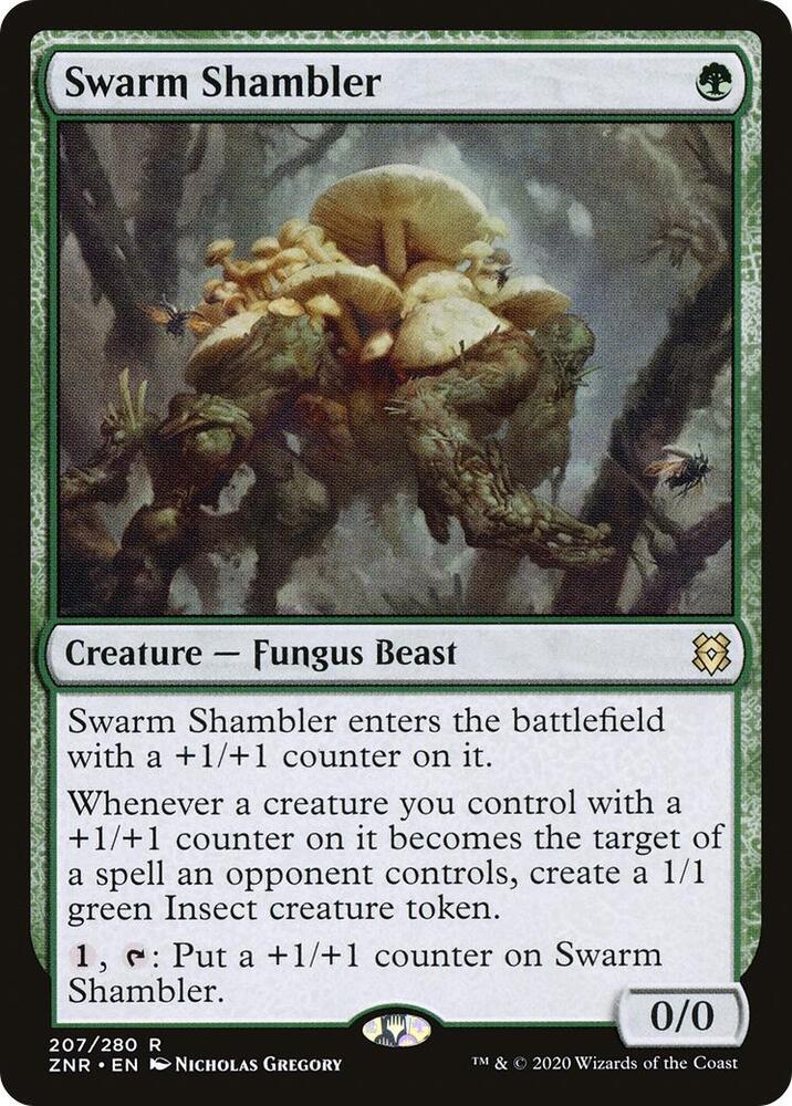 Swarm Shambler, Zendikar Rising 207