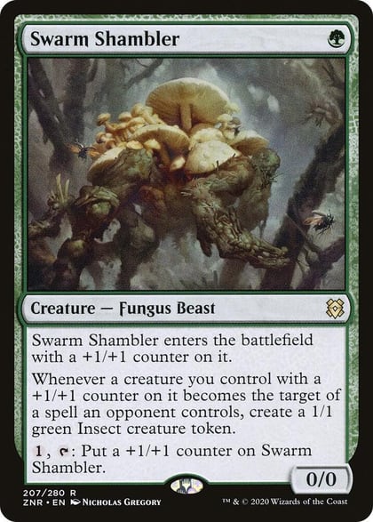 Swarm Shambler, Zendikar Rising 207