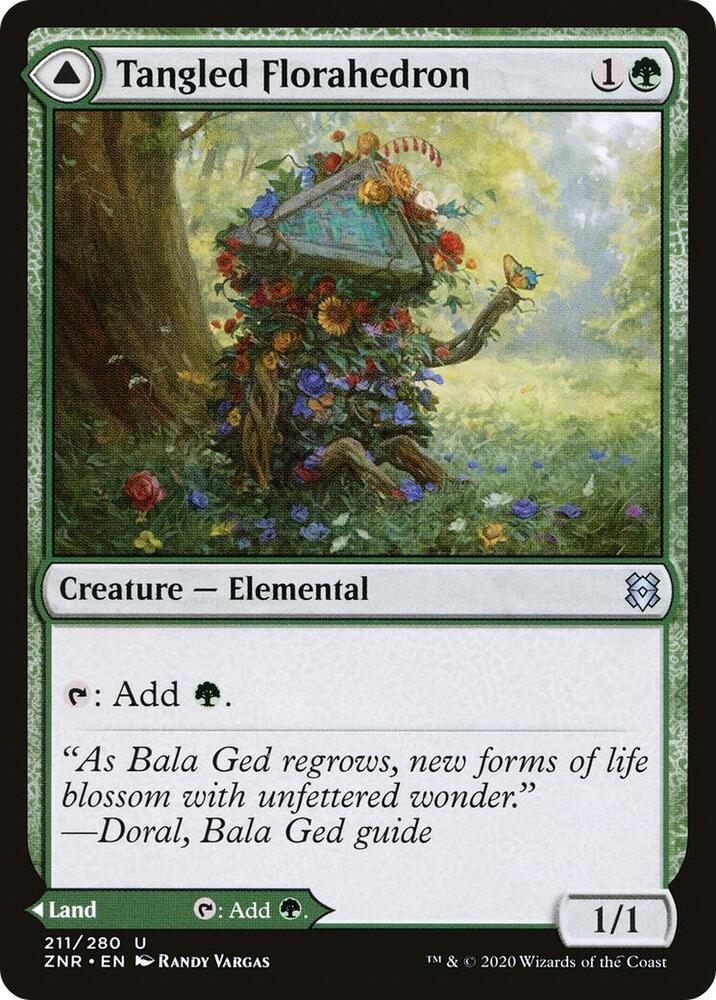 Tangled Florahedron, Zendikar Rising 211
