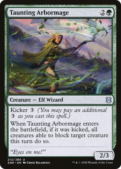 Taunting Arbormage, Zendikar Rising 212