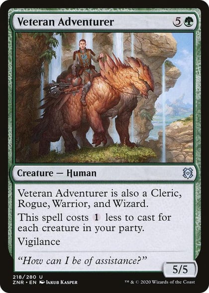 Veteran Adventurer, Zendikar Rising 218