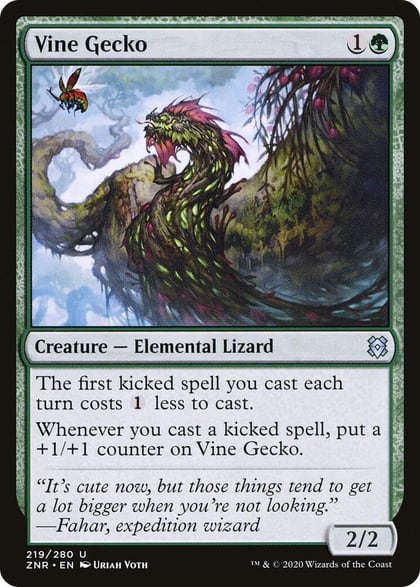 Vine Gecko, Zendikar Rising 219