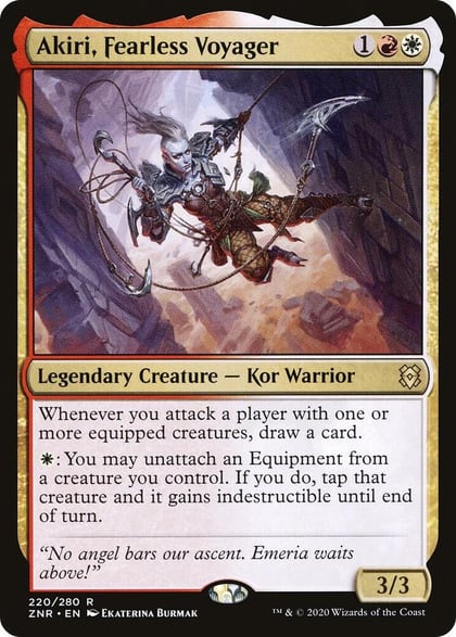 Akiri, Fearless Voyager, Zendikar Rising 220