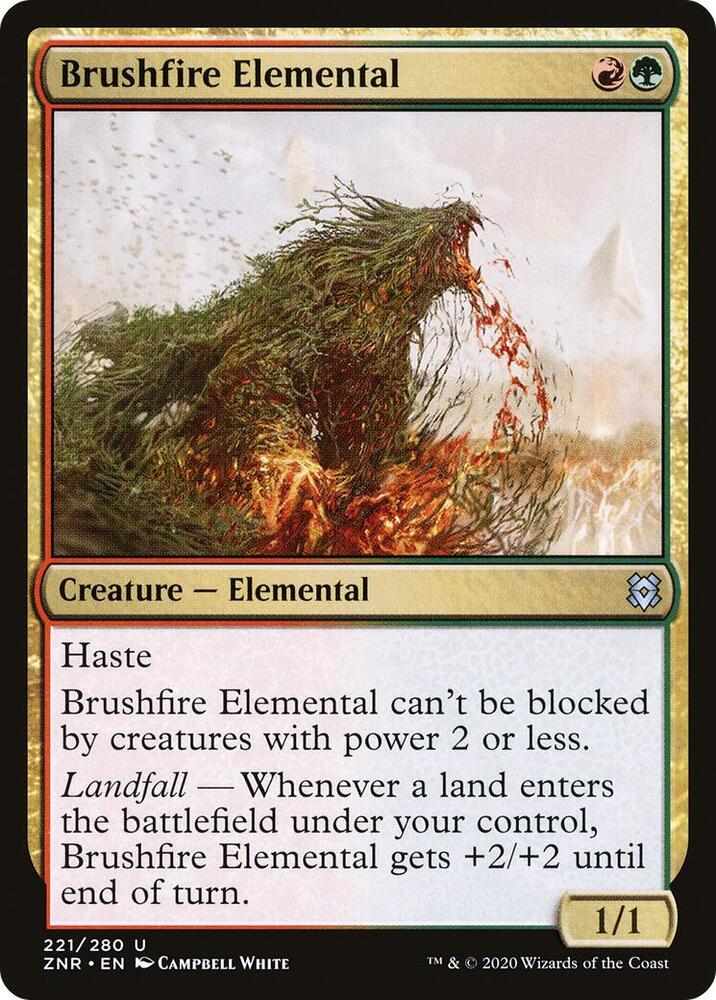 Brushfire Elemental, Zendikar Rising 221
