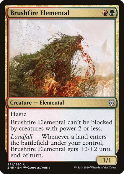 Brushfire Elemental, Zendikar Rising 221