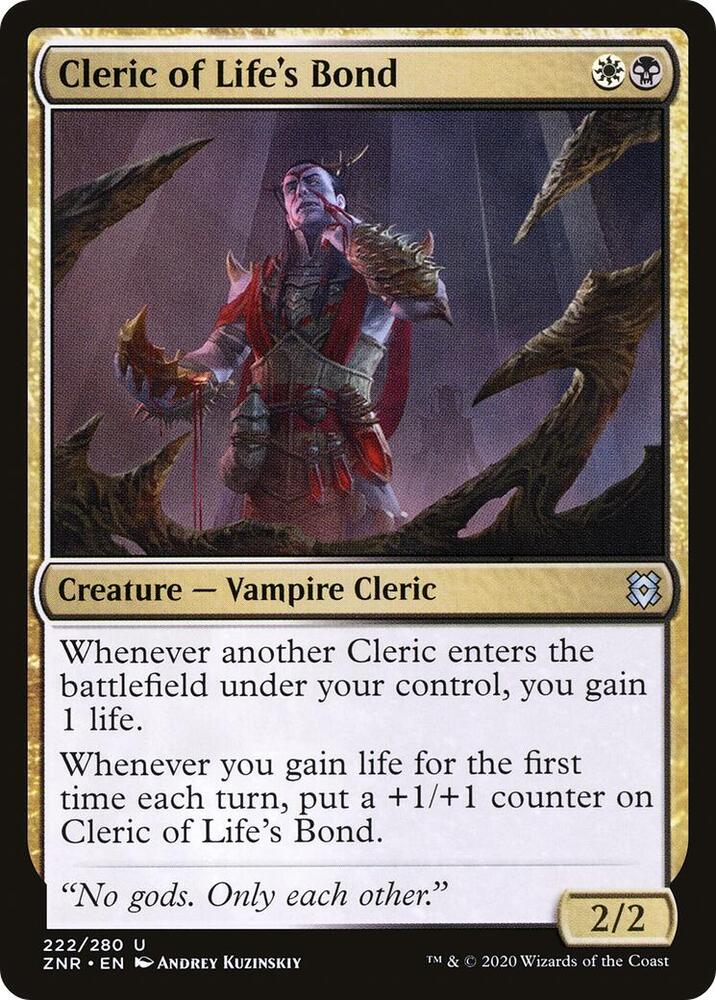 Cleric of Life's Bond, Zendikar Rising 222