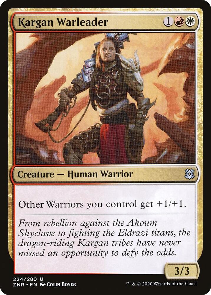 Kargan Warleader, Zendikar Rising 224