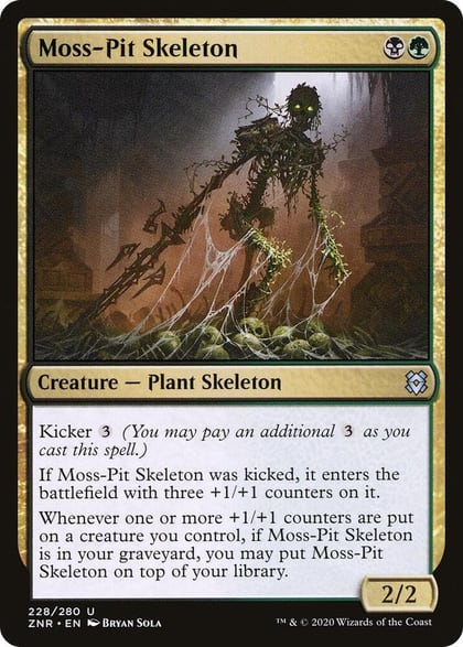 Moss-Pit Skeleton, Zendikar Rising 228