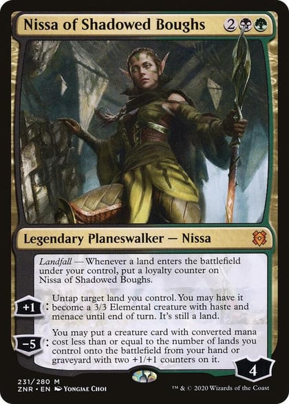 Nissa of Shadowed Boughs, Zendikar Rising 231