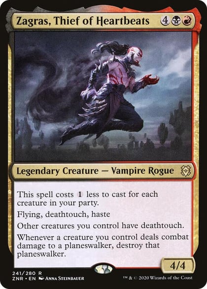 Zagras, Thief of Heartbeats, Zendikar Rising 241