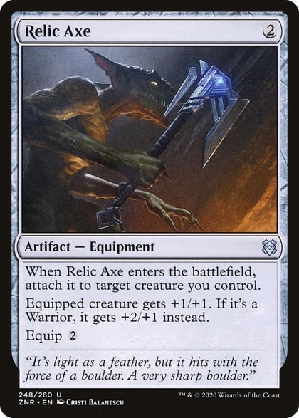 Relic Axe, Zendikar Rising 248