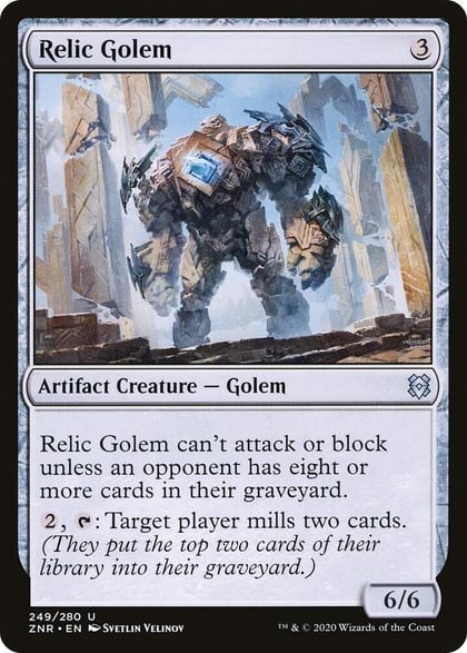 Relic Golem, Zendikar Rising 249