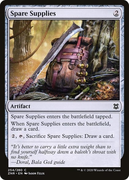 Spare Supplies, Zendikar Rising 254