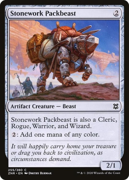 Stonework Packbeast, Zendikar Rising 255
