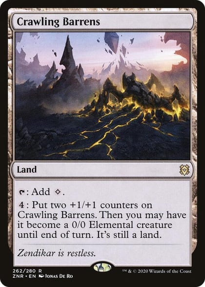 Crawling Barrens, Zendikar Rising 262