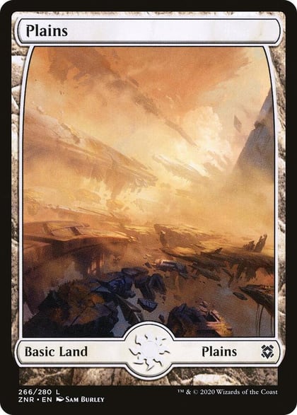 Plains (266) - Full Art, Zendikar Rising 266