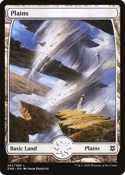Plains (267) - Full Art, Zendikar Rising 267