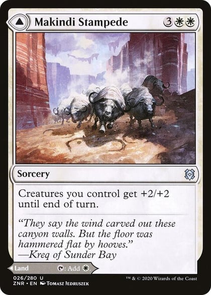 Makindi Stampede, Zendikar Rising 26