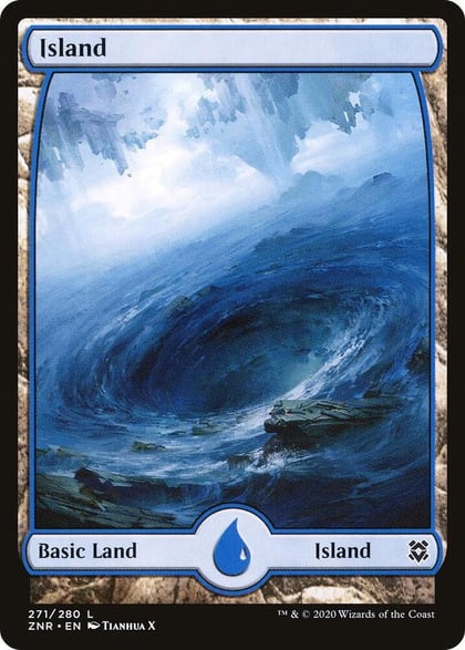 Island (271) - Full Art, Zendikar Rising 271