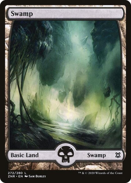 Swamp (272) - Full Art, Zendikar Rising 272