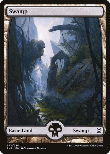 Swamp (273) - Full Art, Zendikar Rising 273