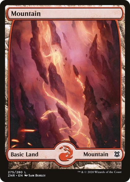 Mountain (275) - Full Art, Zendikar Rising 275