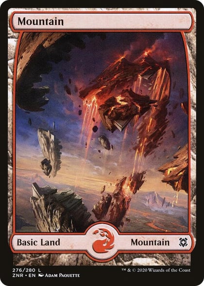 Mountain (276) - Full Art, Zendikar Rising 276