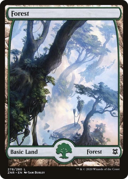 Forest (278) - Full Art, Zendikar Rising 278